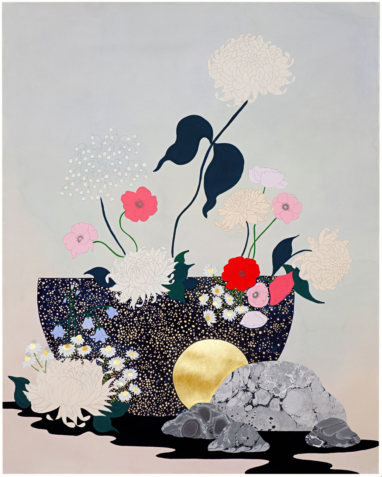 Crystal Liu, moon side up, “flower cosmos”, 2024