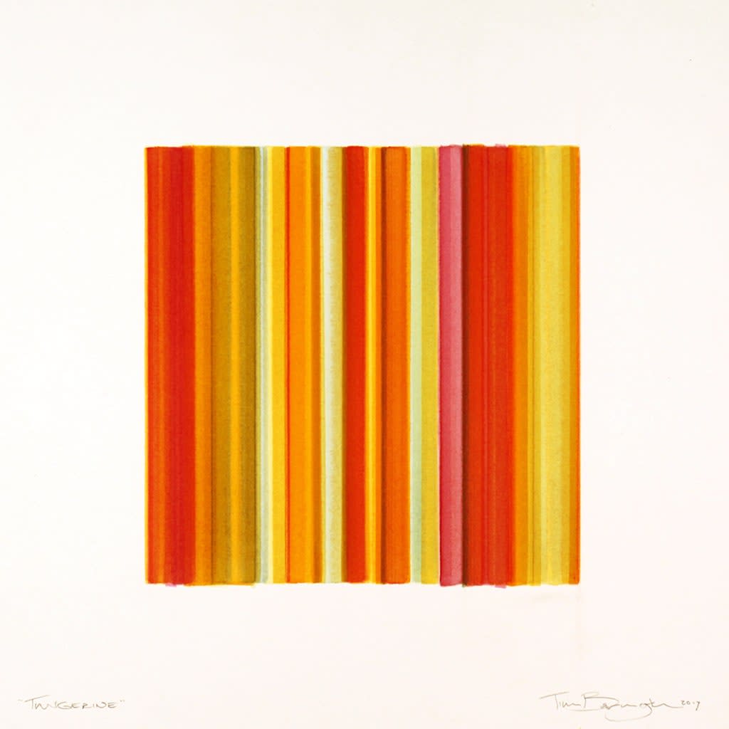 Tim Bavington, Tangerine, 2017