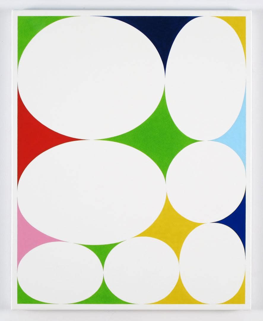 Twenty by Sixteen 2015, Cary Smith, Ovals #19 (With 7 Colors), 2015
