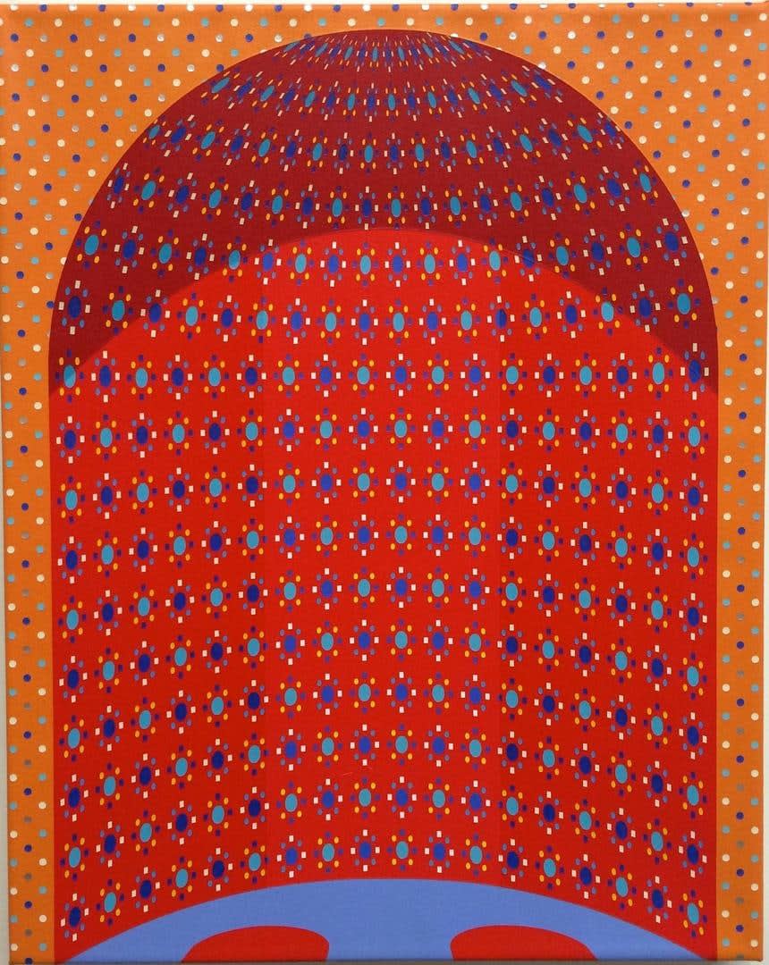 Twenty by Sixteen 2015, Jon Berzinski, Small Red Niche, 2015