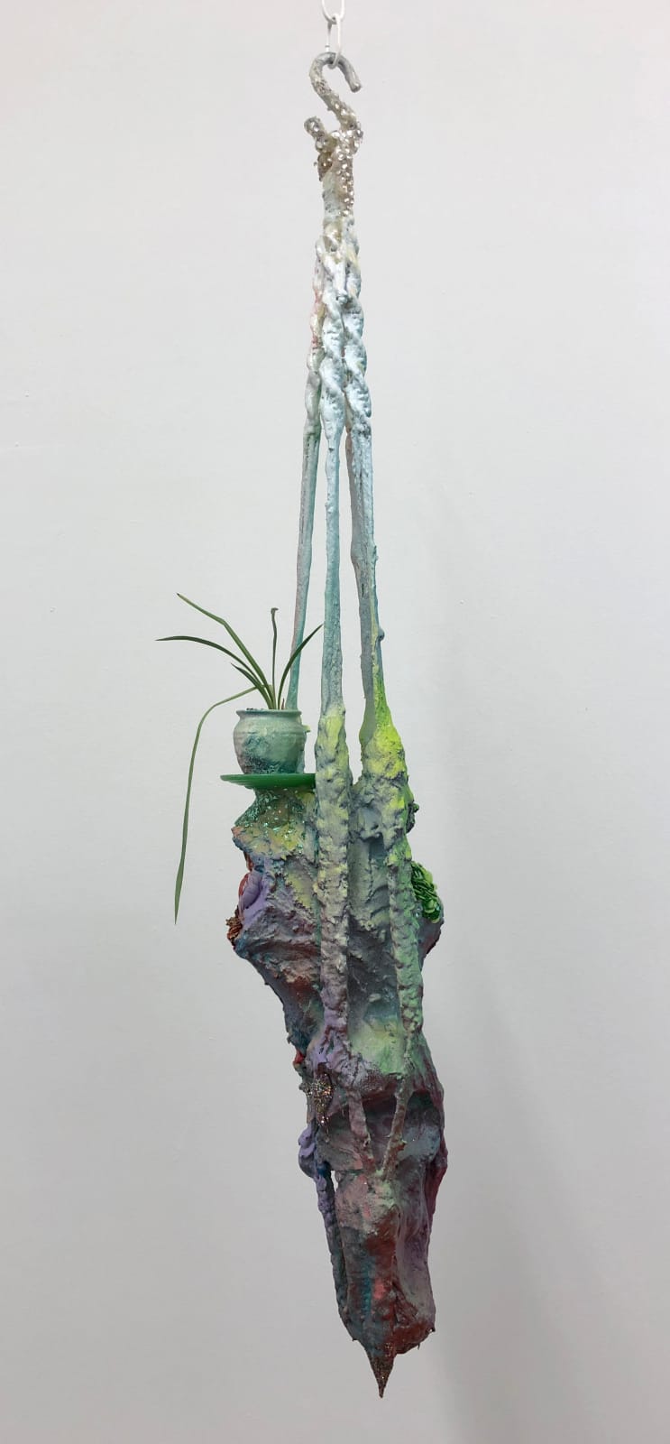 Rachel Klinghoffer, Sunlight splatters, dawn with answer, darkness shrugs, 2019