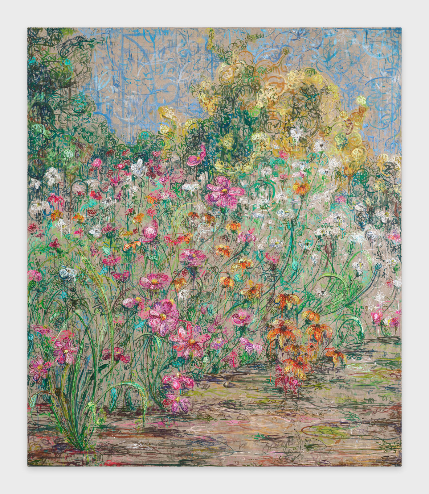 Kysa Johnson, Ghosts In Common - 1348/ 2022 (Fill Your Empty Sun With Flowers) - Subatomic Decay Patterns and Wildflowers 1, 2022