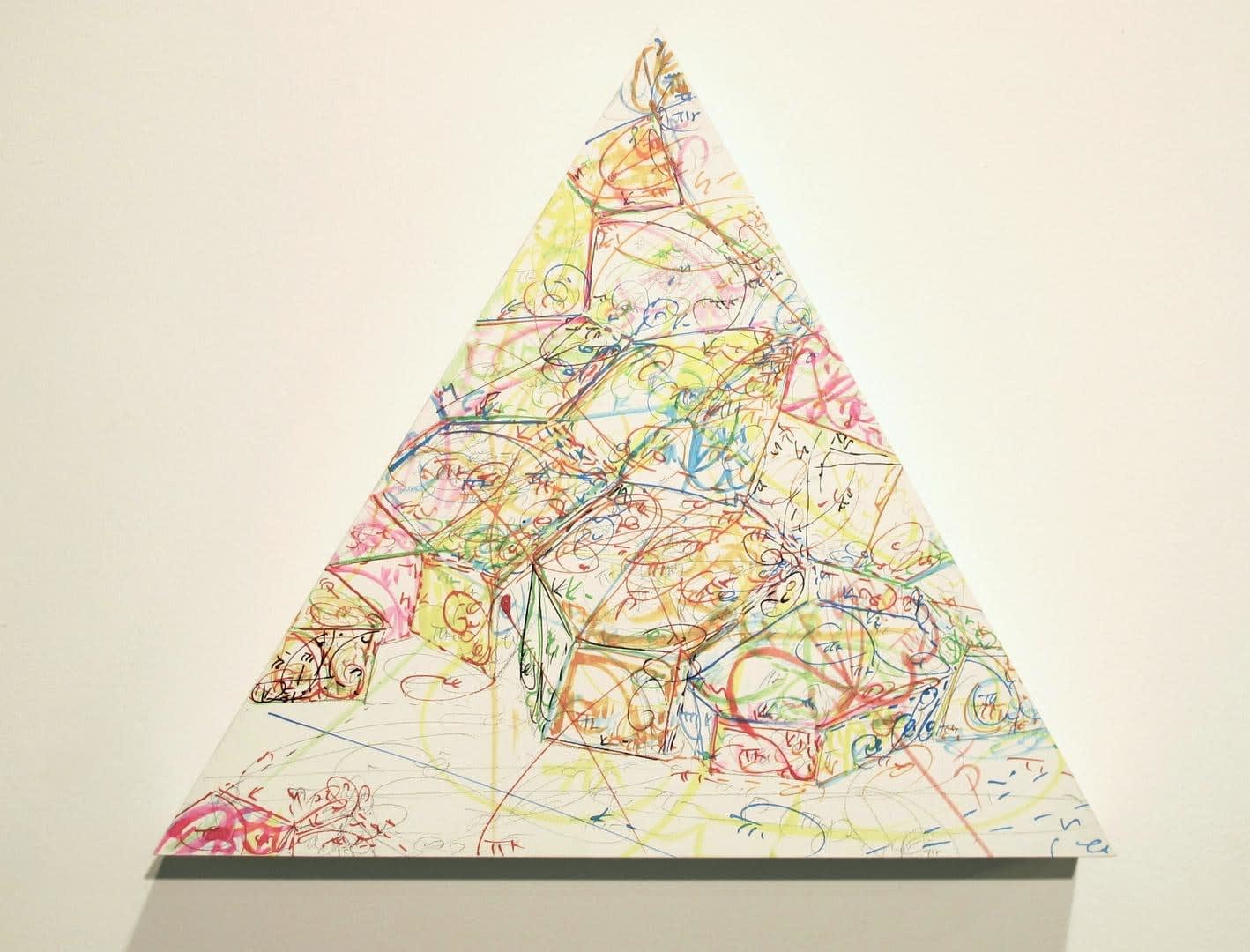 Kysa Johnson, blow up 198 - subatomic decay patterns after Piranesi's View of the Via Appia Antica, 2013