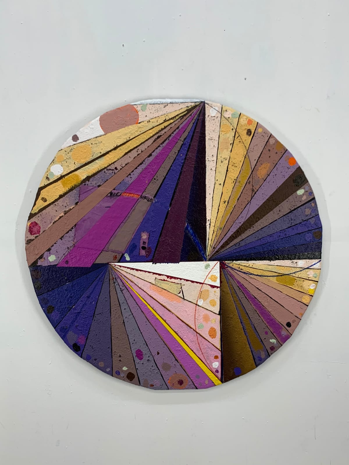 Nathan Randall Green, Four Skies (Portal / Core Sample), 2024
