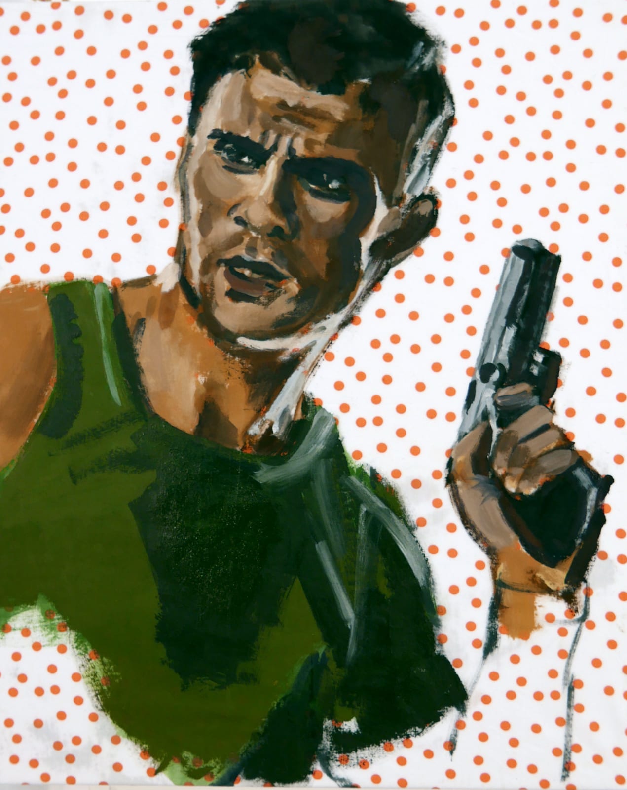 Twenty by Sixteen 2017, Walter Robinson, The Executioner Murder Island, 2017