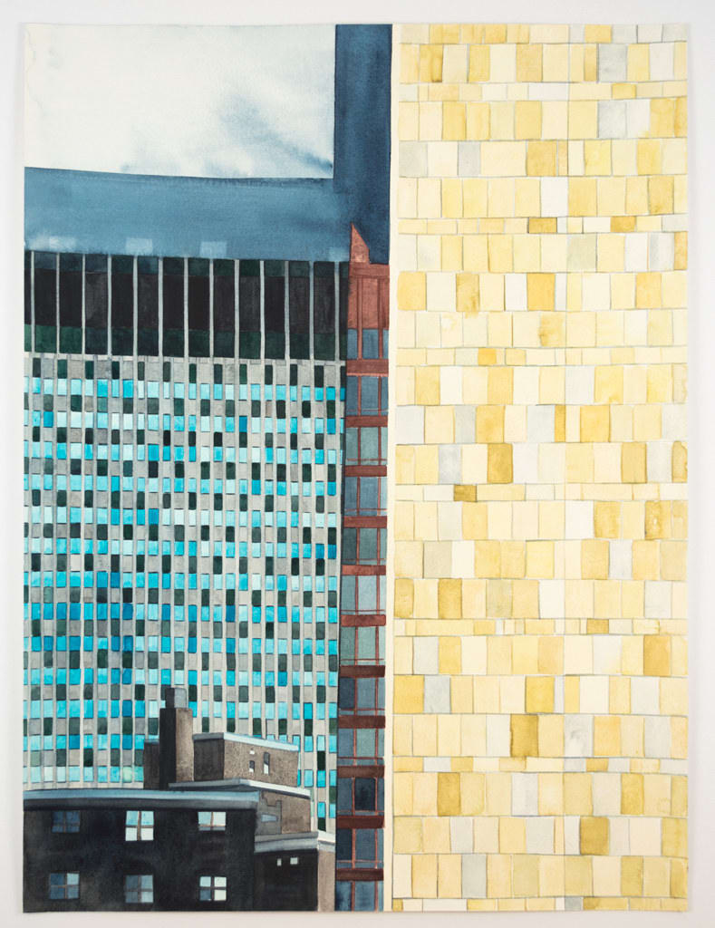 Amy Park, Collaged Le Corbusier, NYC, 2017