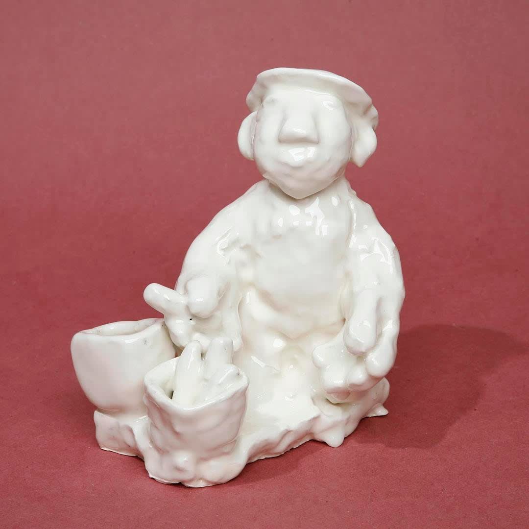 Jeffry Mitchell, Man with Loaves of Bread, 2015