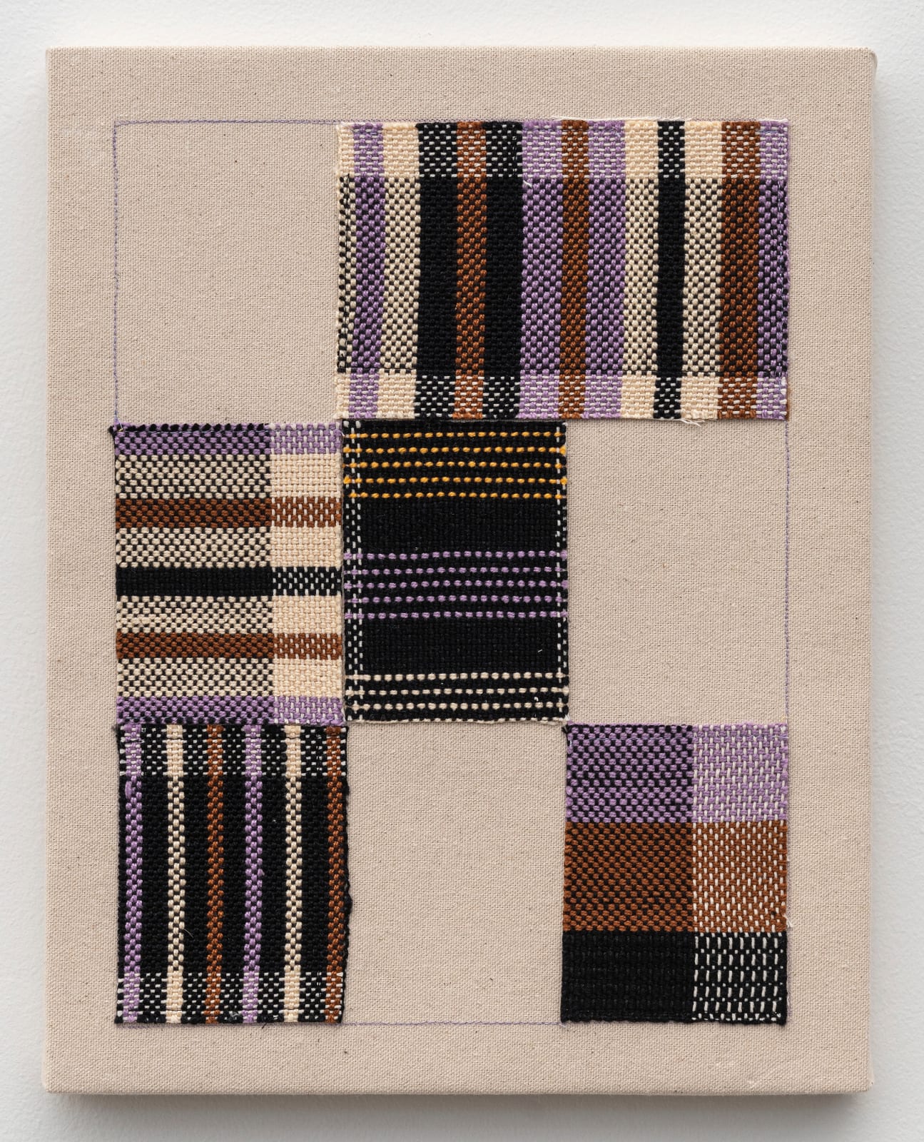 Paolo Arao, Polyrhythmic Study (Lavender/Siena), 2023