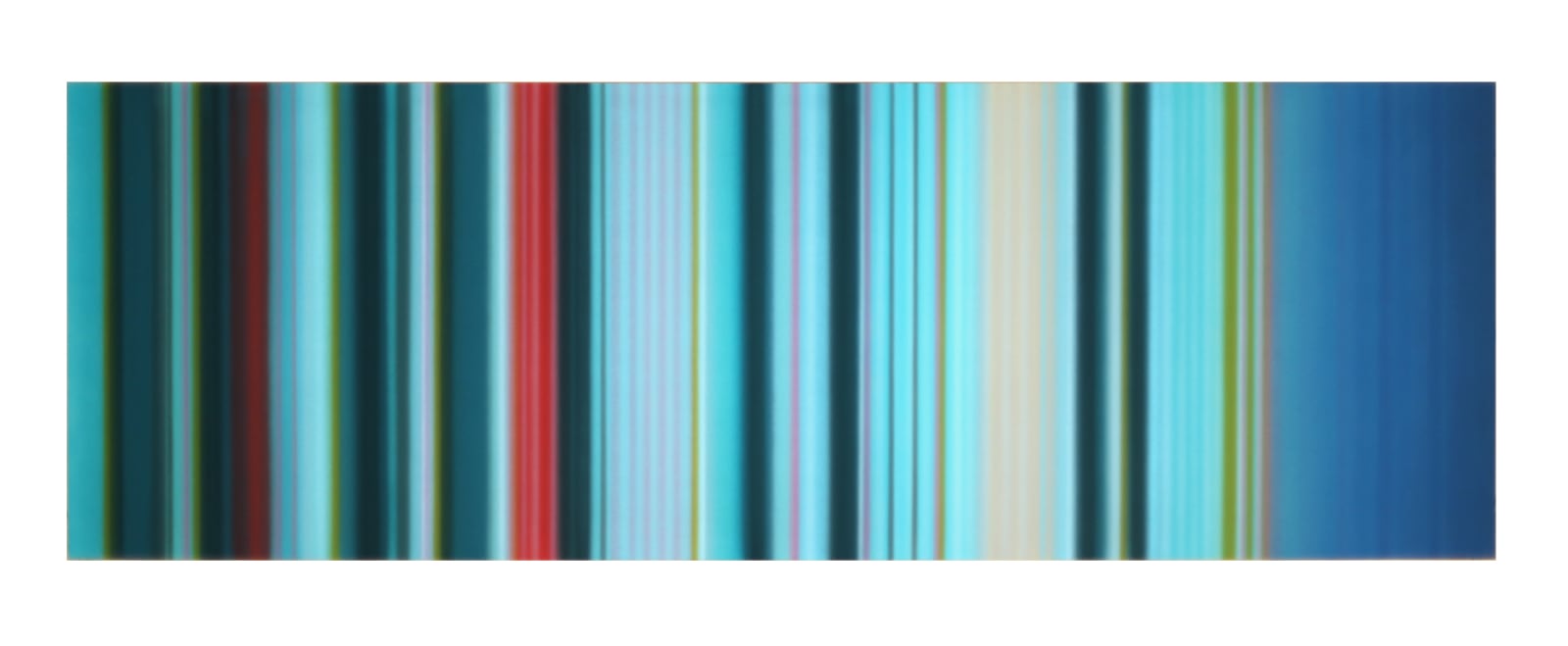 Tim Bavington, Aquamarine, 2017