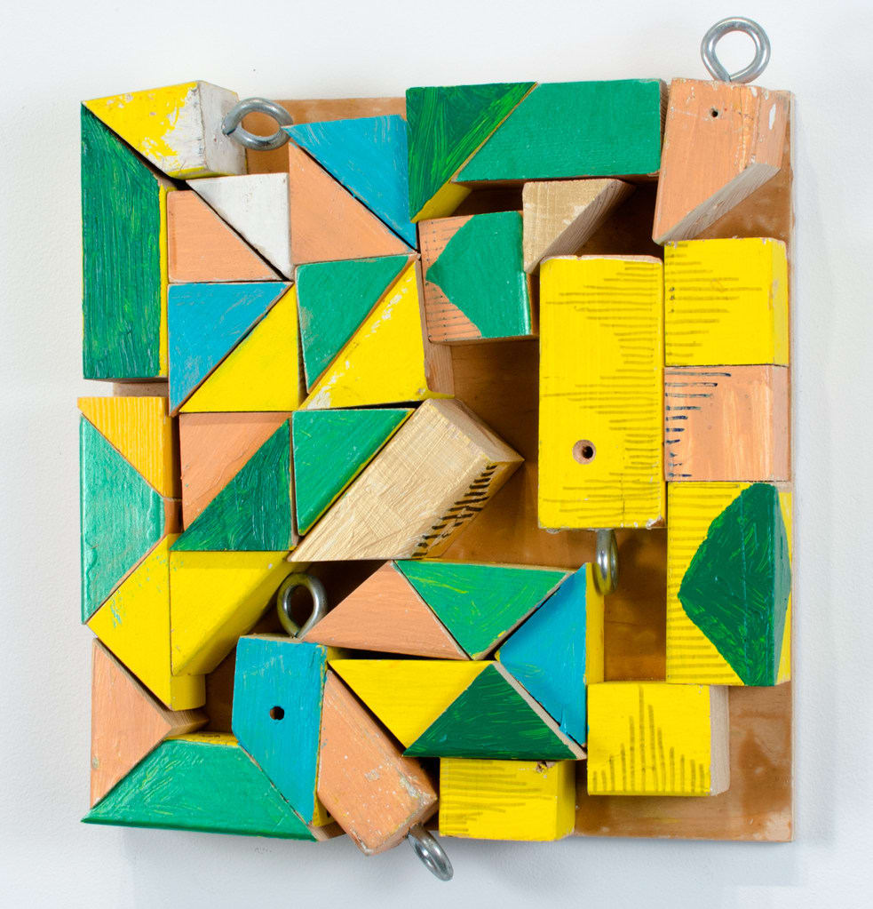 Cordy Ryman, Yellow Clacker Caps, 2014