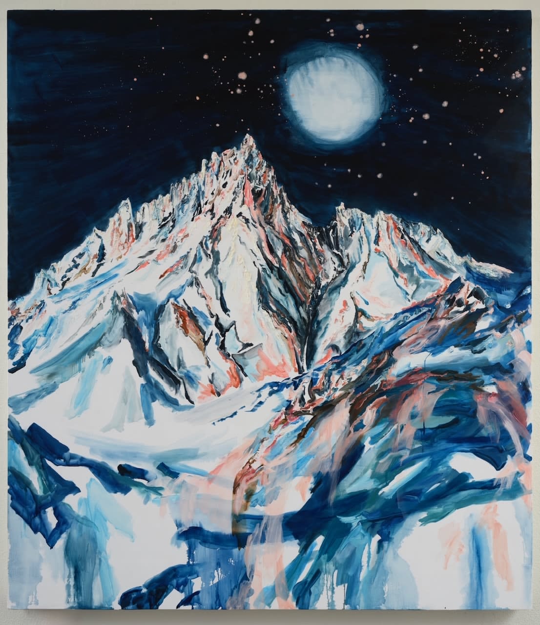 Elisa Johns, Bear Creek Spire with Moon, 2023