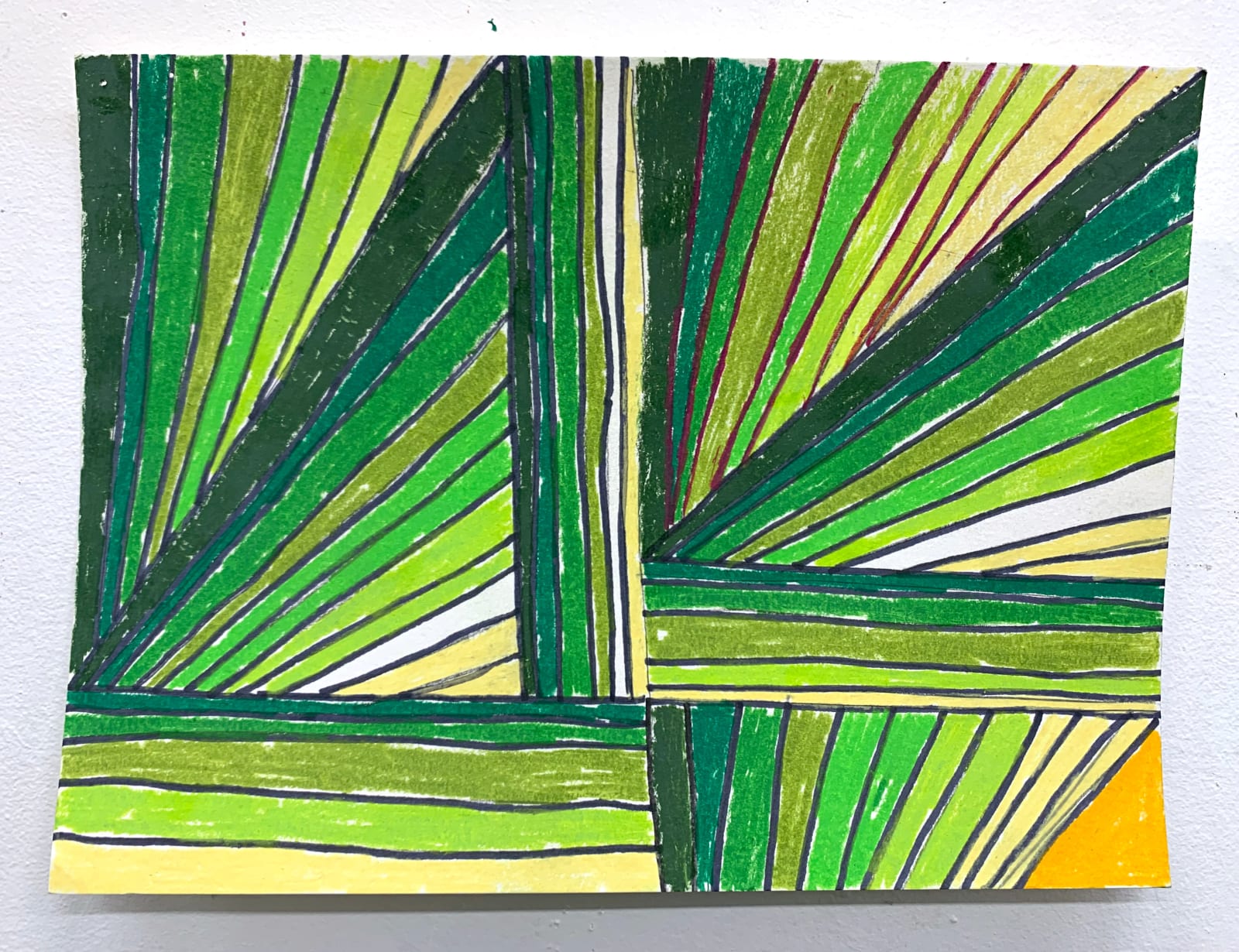 Nathan Randall Green, Twist Tiller Sketch, 2021