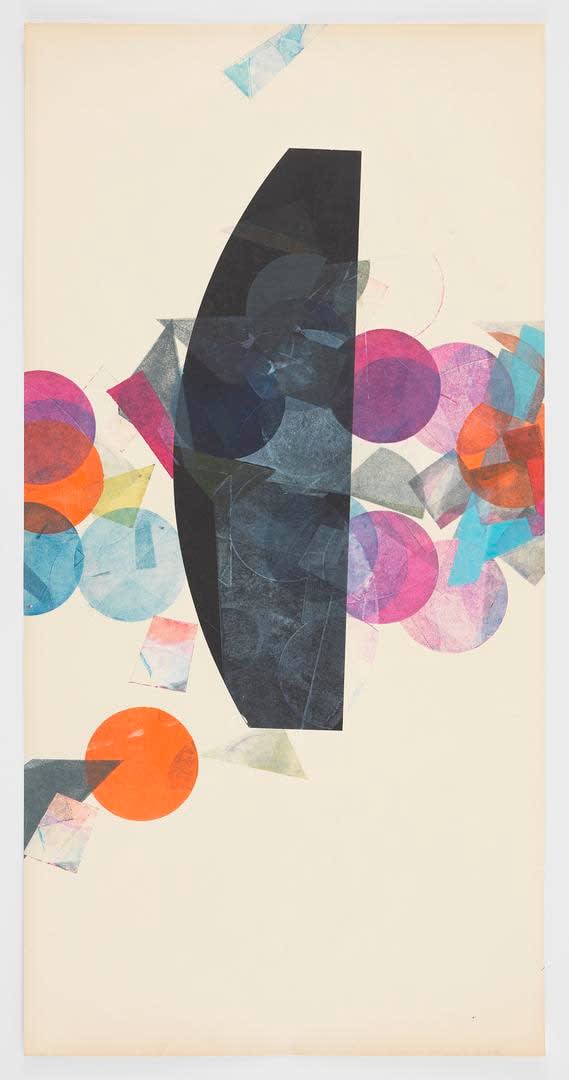 Austin Thomas, Black with Colored Circles, 2016