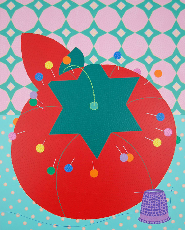 Eric Hibit, Pincushion with Thimble, 2017