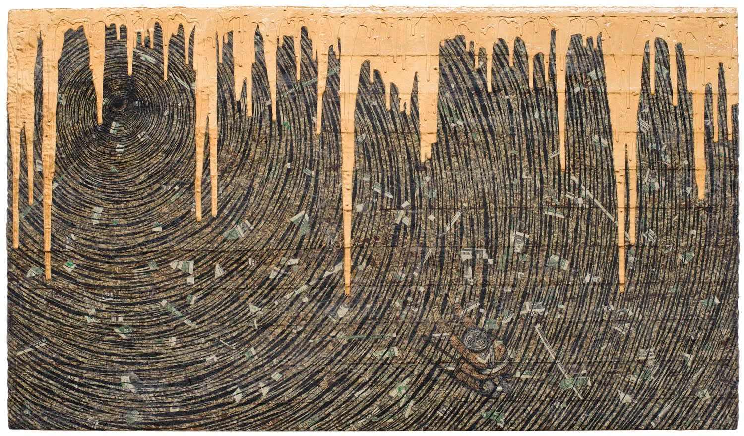 Andrew Schoultz, Meditation under Stress, 2013