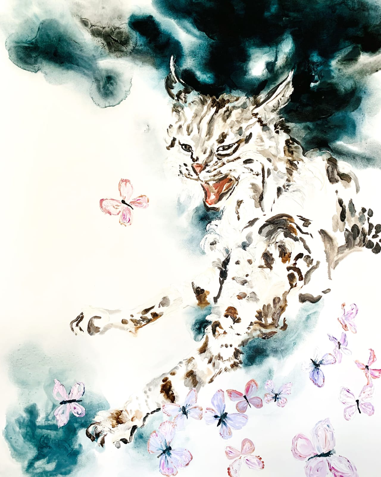 Elisa Johns, Silvery Blue and Spring Azure, 2021