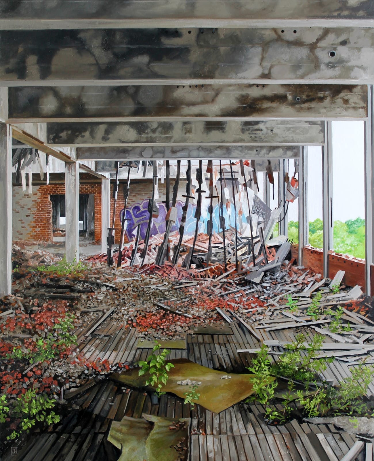 Twenty by Sixteen 2017, Jessica Hess, Detroit VI, 2017