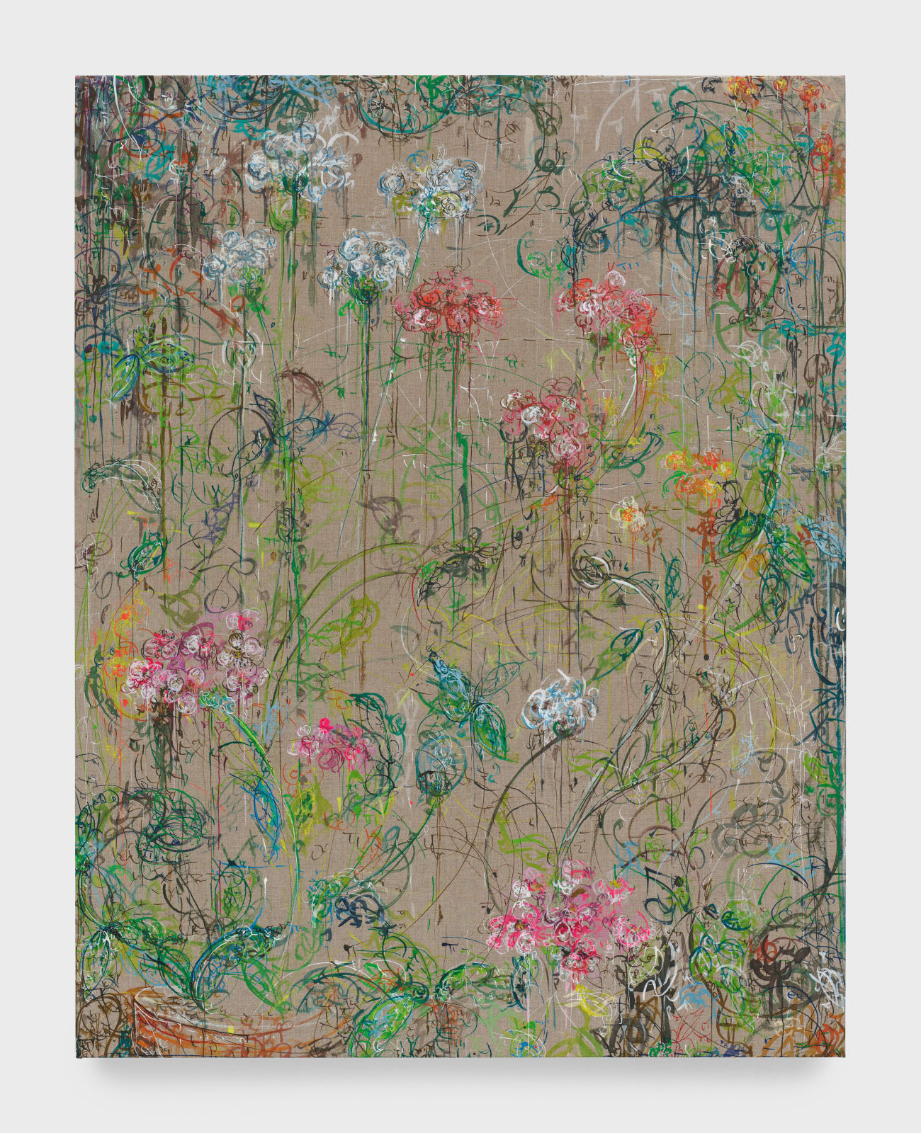 Kysa Johnson, Ghosts In Common - 1348/2021 (Ring O’ Ring O’ Roses) - Particle Decay Patterns and Garden 1, 2021