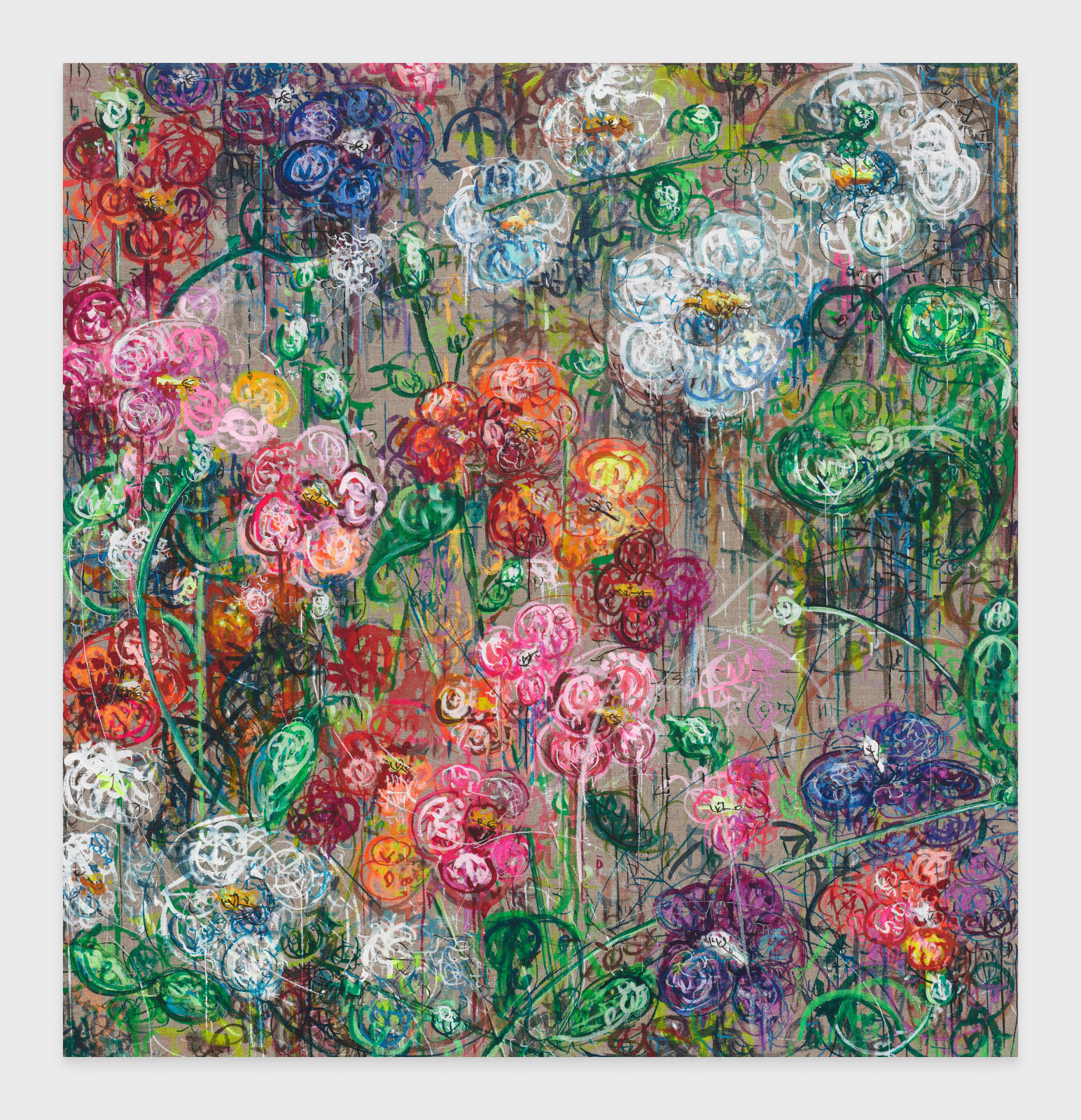 Kysa Johnson, Ghosts In Common - Subatomic Decay Patterns with Althea and Skeleton at Neanderthal Burial Site 3, 2022