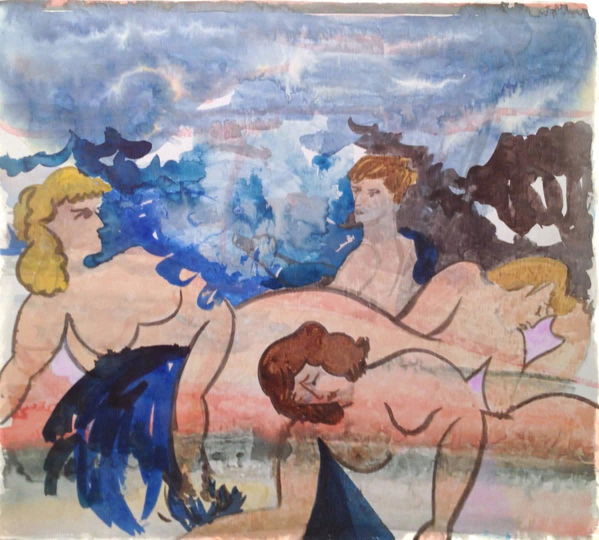 BATHERS, Jackie Gendel, At the Beach, 2013