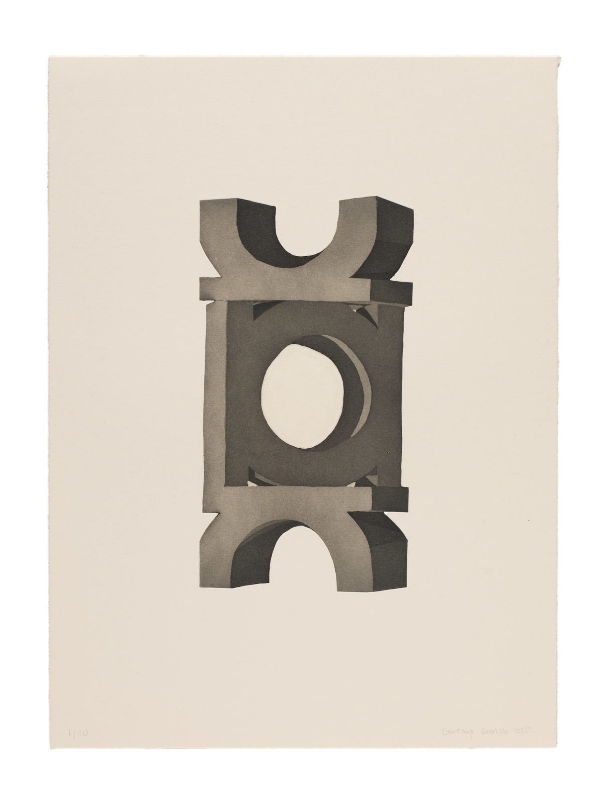 Courtney Sennish, Circle Stack, 2025