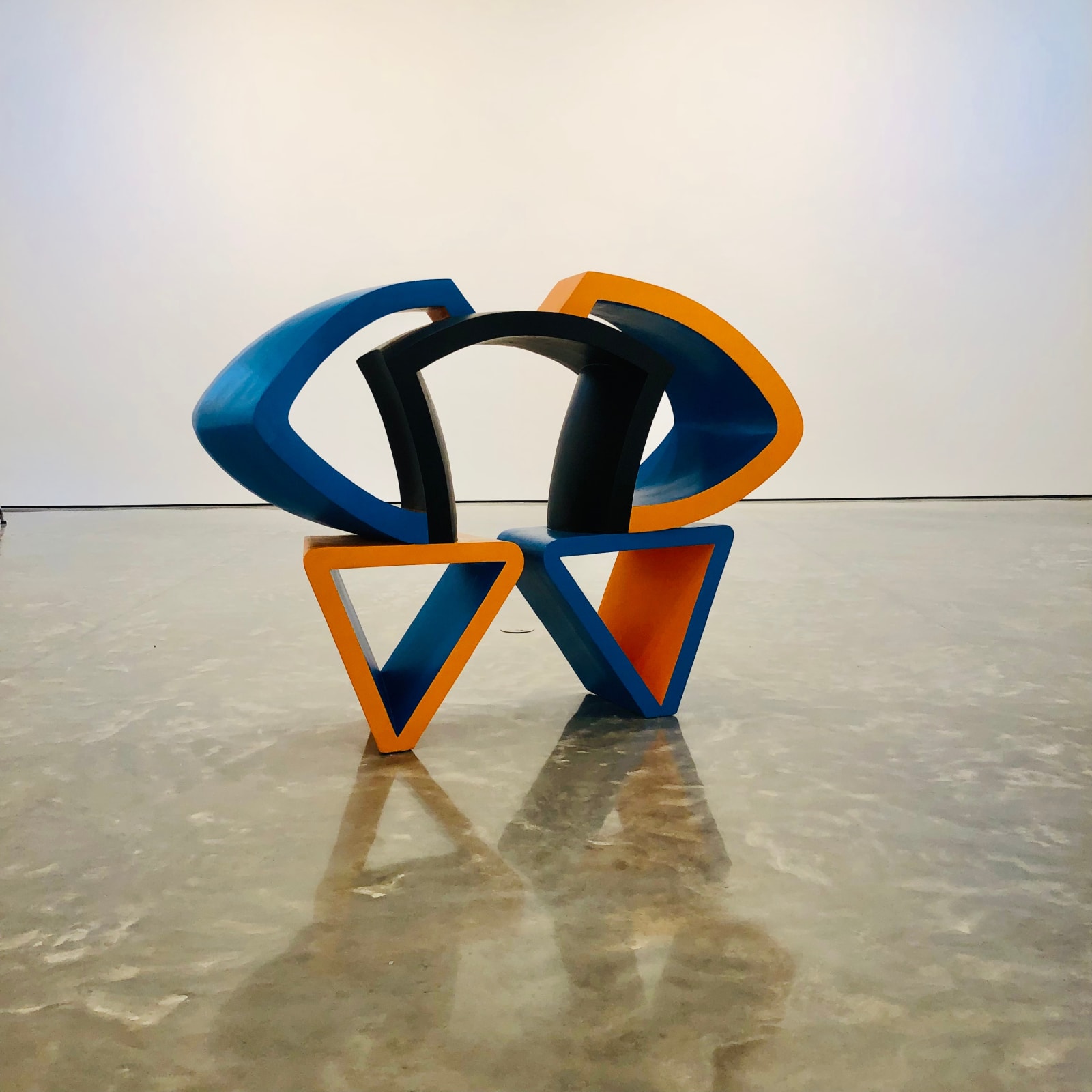 George Sugarman, Orange, Blue and Black, 1968