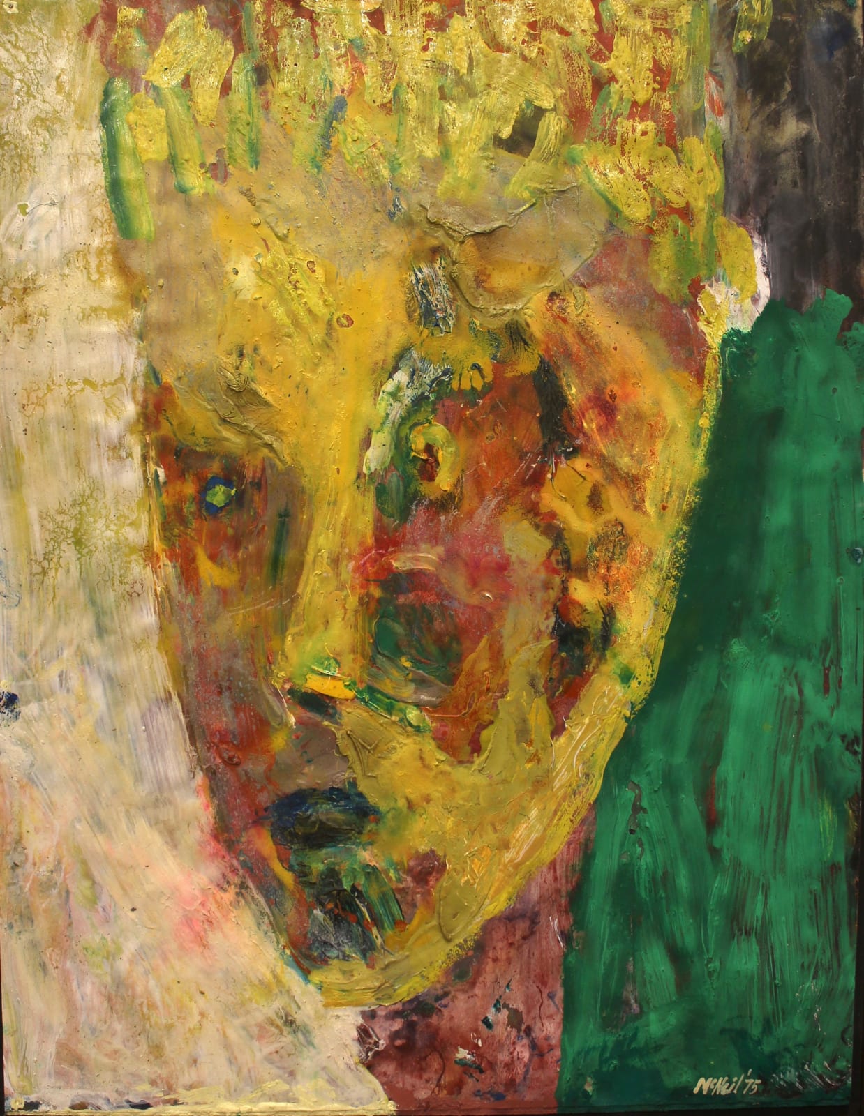 George McNeil, Pensive, 1975