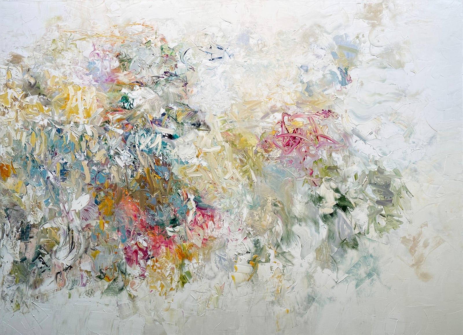 CHRISTINE HAYMAN - Butterfly Hills, 2023. Oil on canvas.