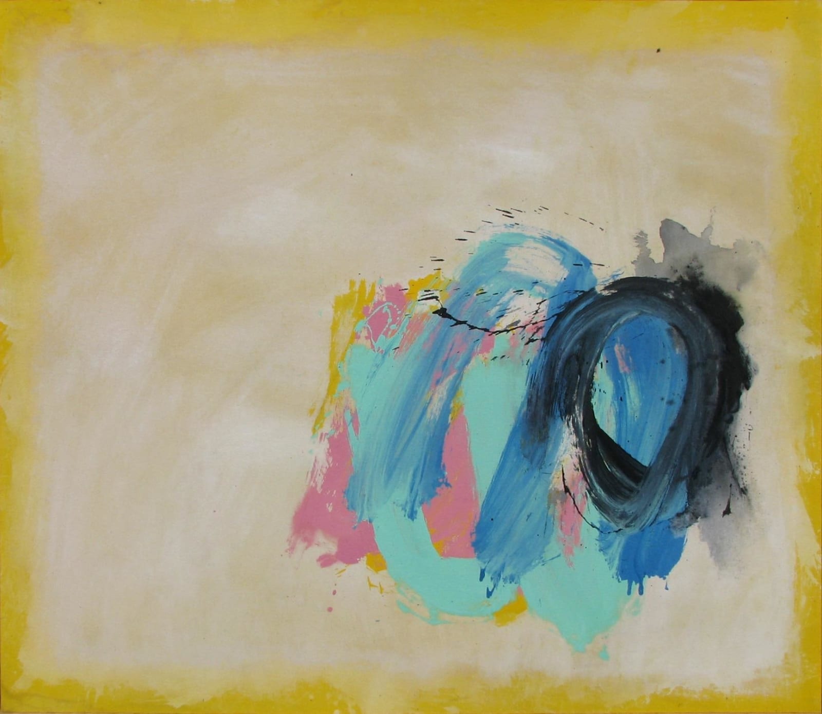 Cleve Gray - Perme B, acrylic 1977