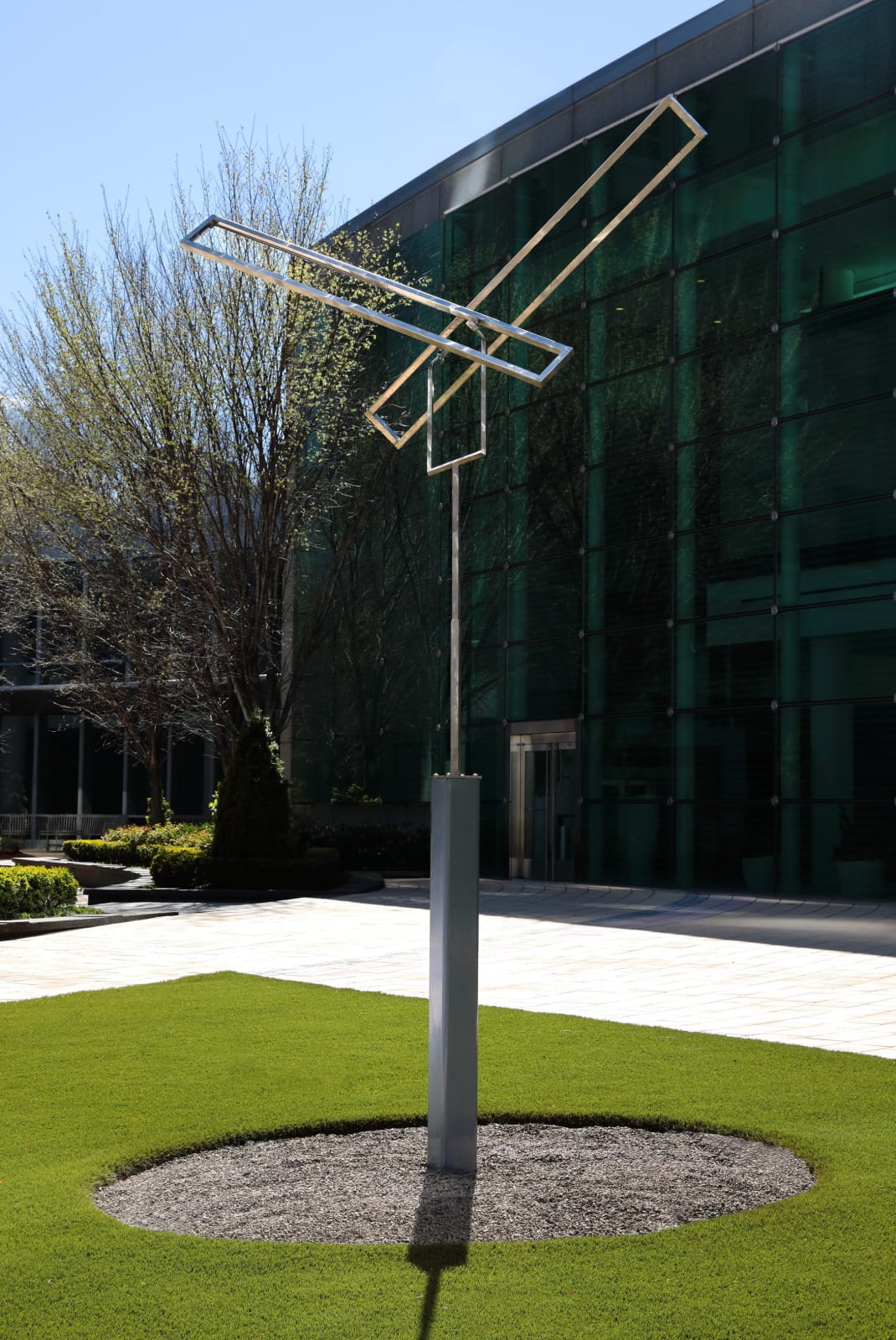 morrison-gallery-george-rickey-Two Open Rectangles Excentric V