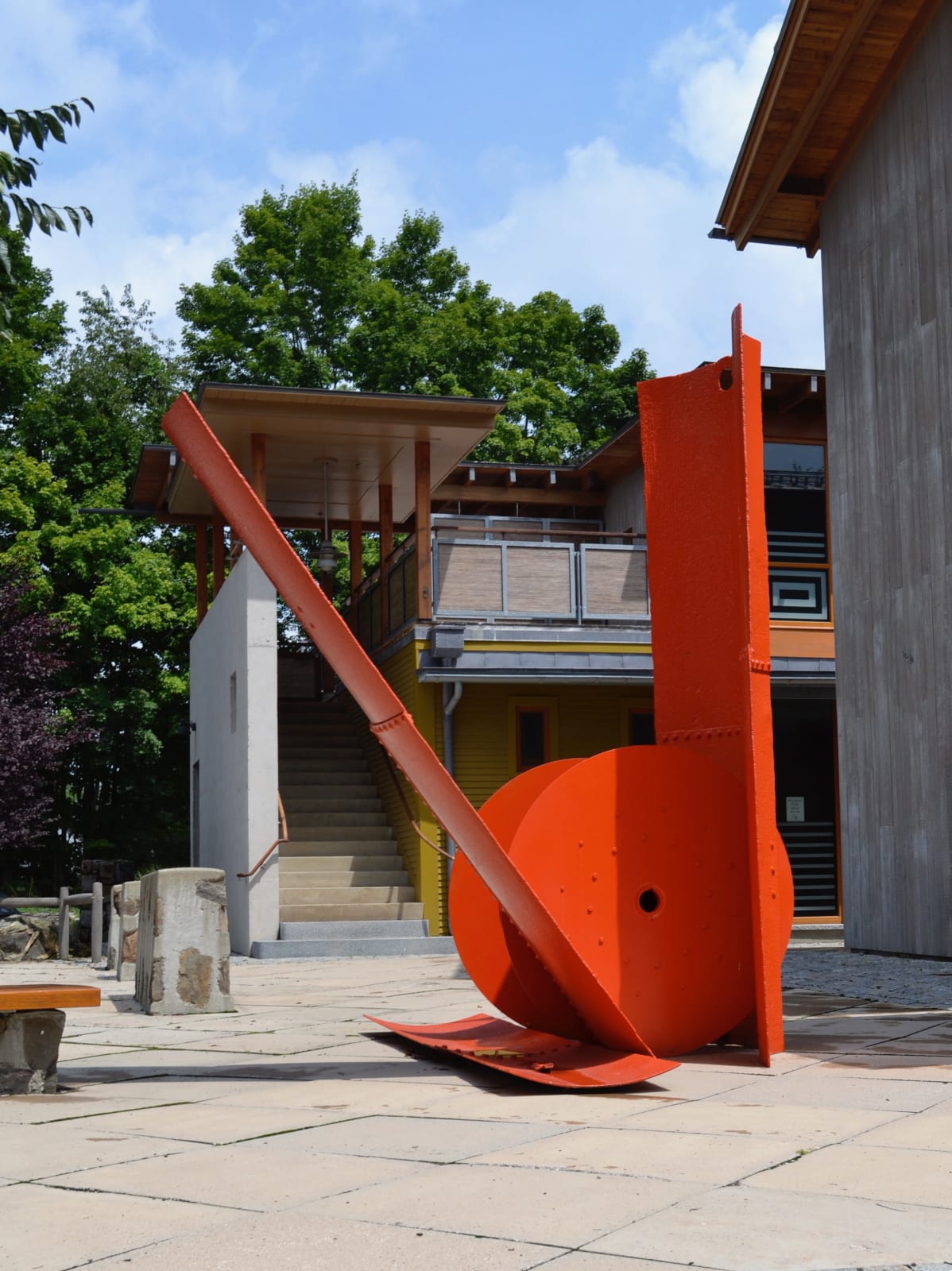 ALEXANDER LIBERMAN - Offering, steel sculpture. MORRISON GALLERY