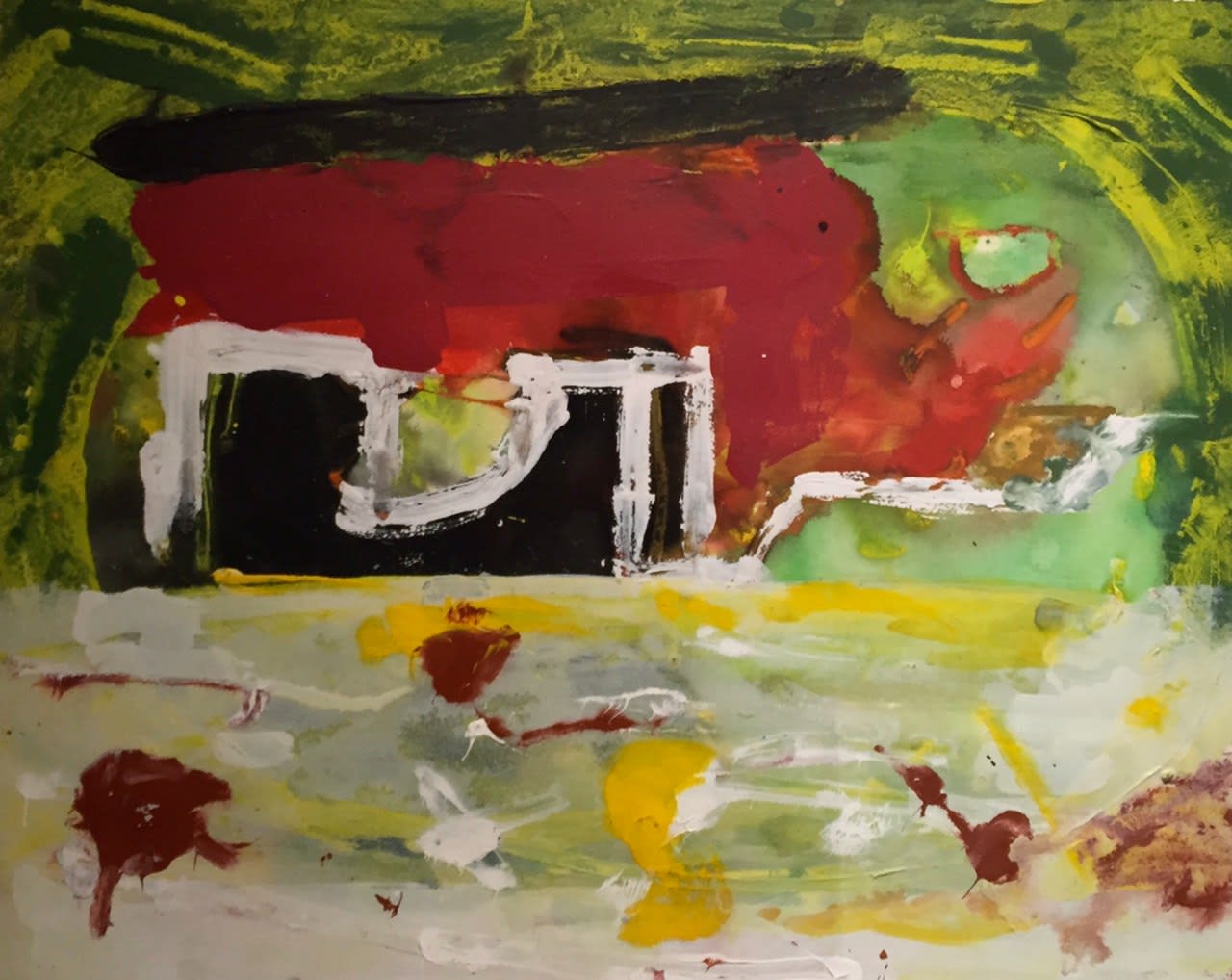 George McNeil, New Mexico Landscape #8, 1975