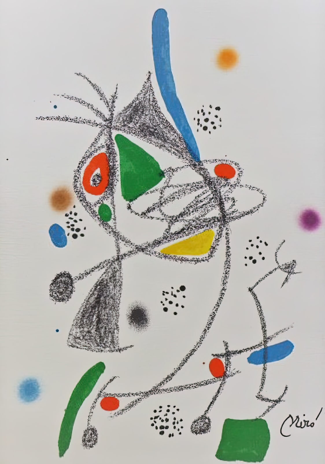Joan Miró, Maravillas con Variaciones Acrósticas 4, 1970-1979