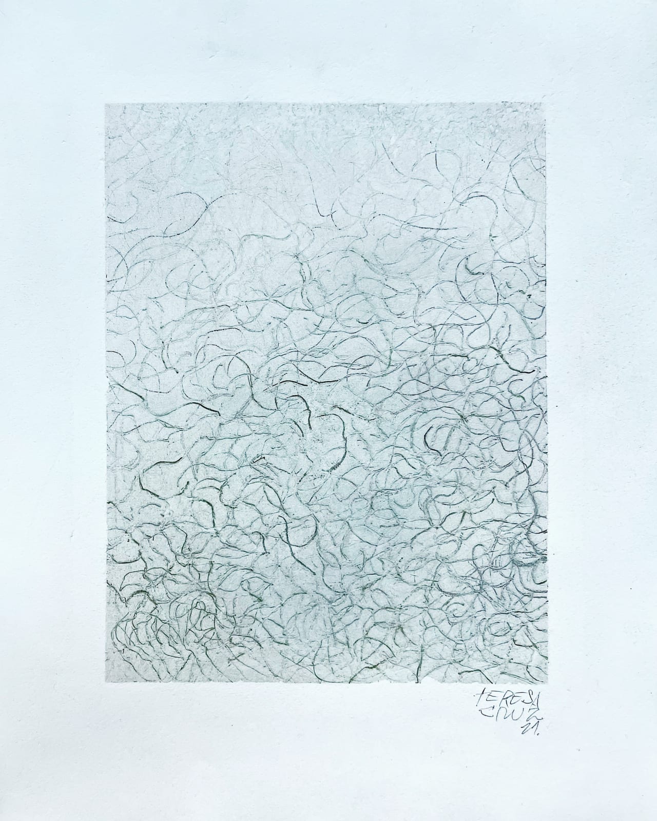 Teresa Cruz Elton, Light Blue Nro 001, 2021