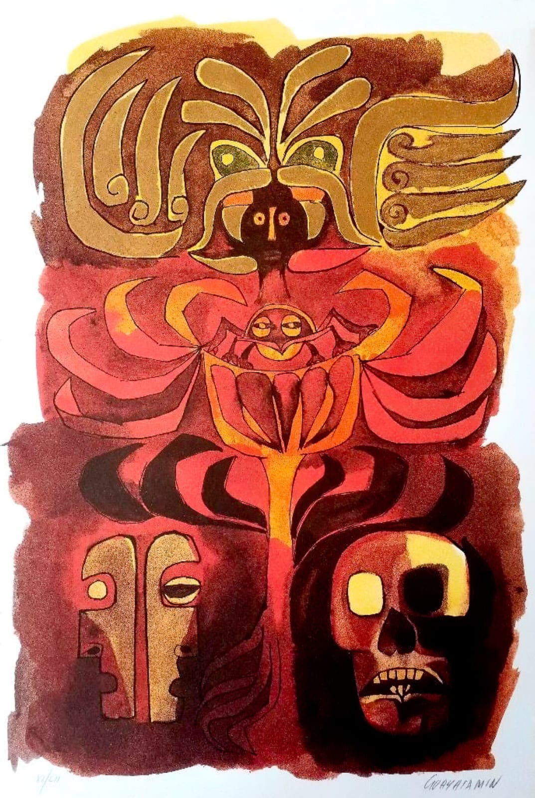 Oswaldo Guayasamín, DE ORBE NOVO DECADES L12, 1970-1990