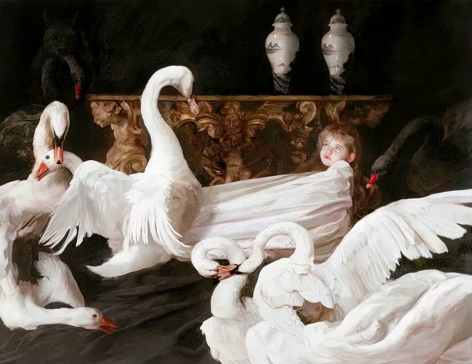 Guillermo Lorca, The invasion of the swans, 2020-2023
