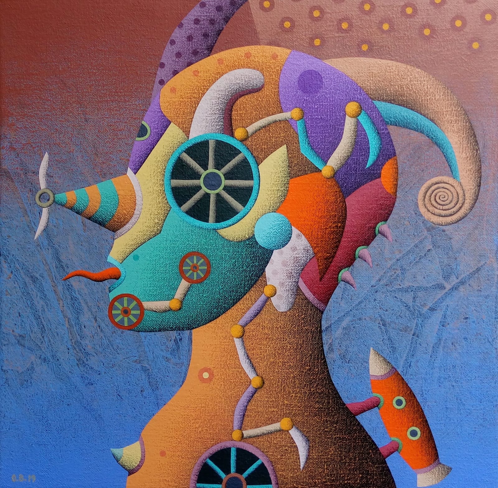 Oscar Barra, Una maquina del tiempo, 2019