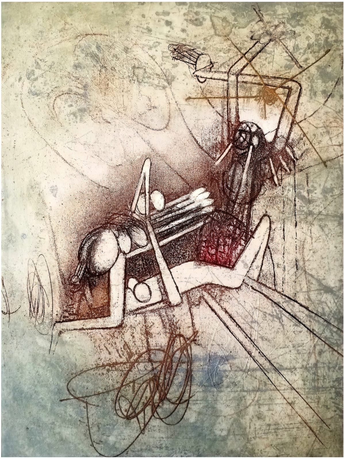 Roberto Matta, LES DAMNATIONS, 1966