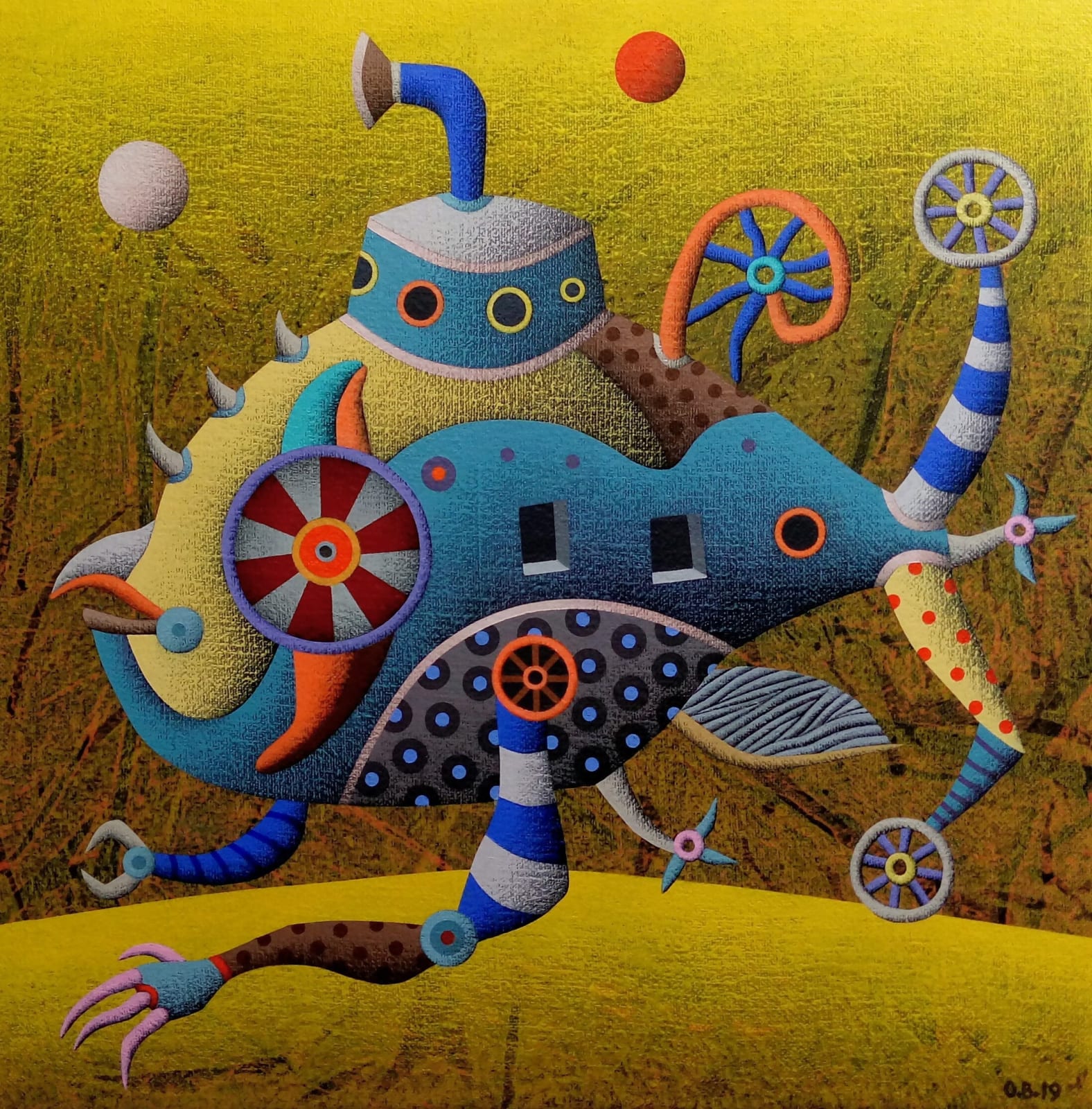 Oscar Barra, Un pez antiguo, 2019