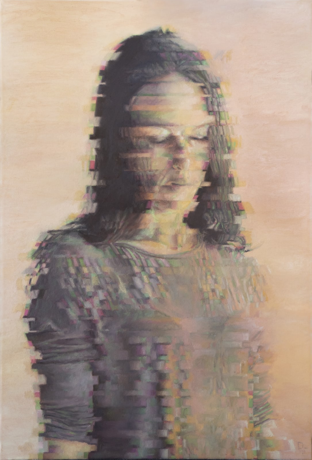 Diego Palacios, Portrait (fractioning), 2020