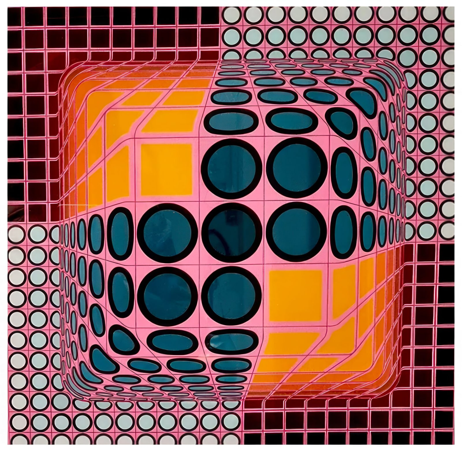 Victor Vasarely, JENGE, ca. 1960