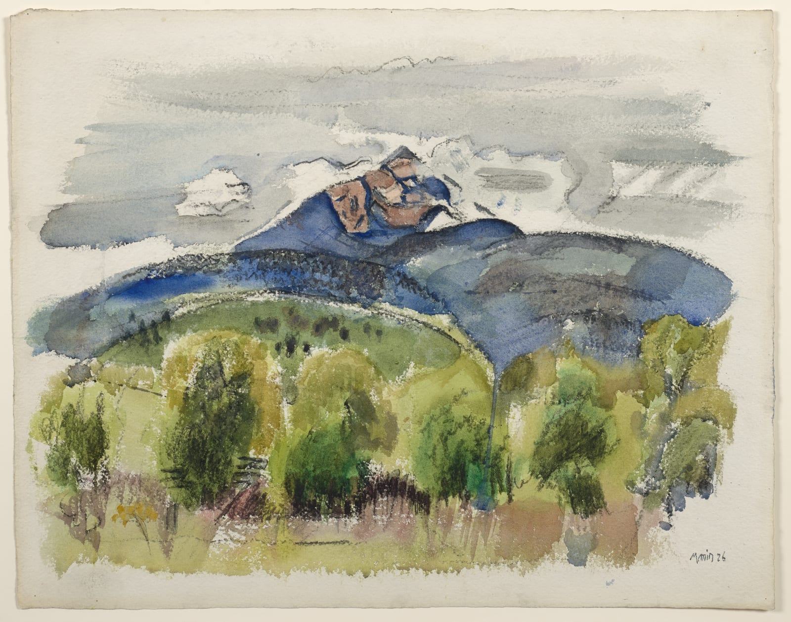 John Marin, Chocorua, White Mountain Series, 1926