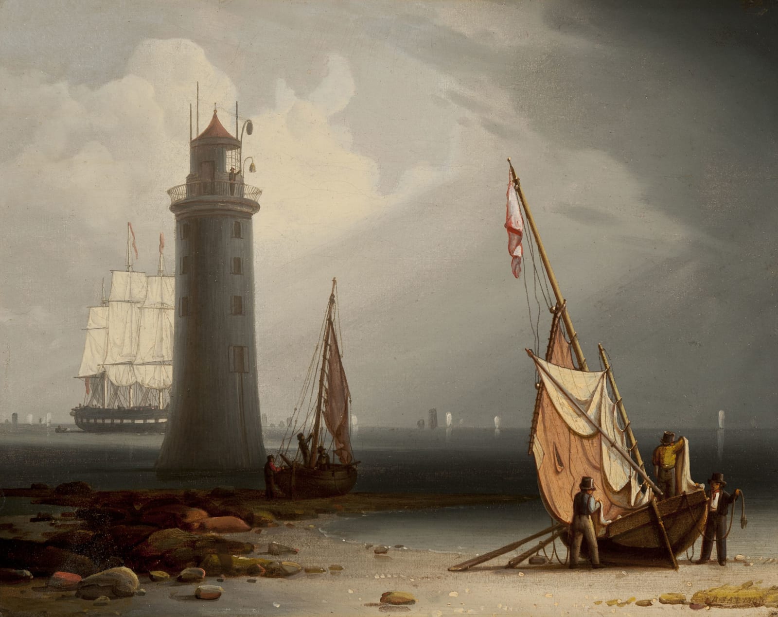 Robert Salmon, Perch Lighthouse, 1830s