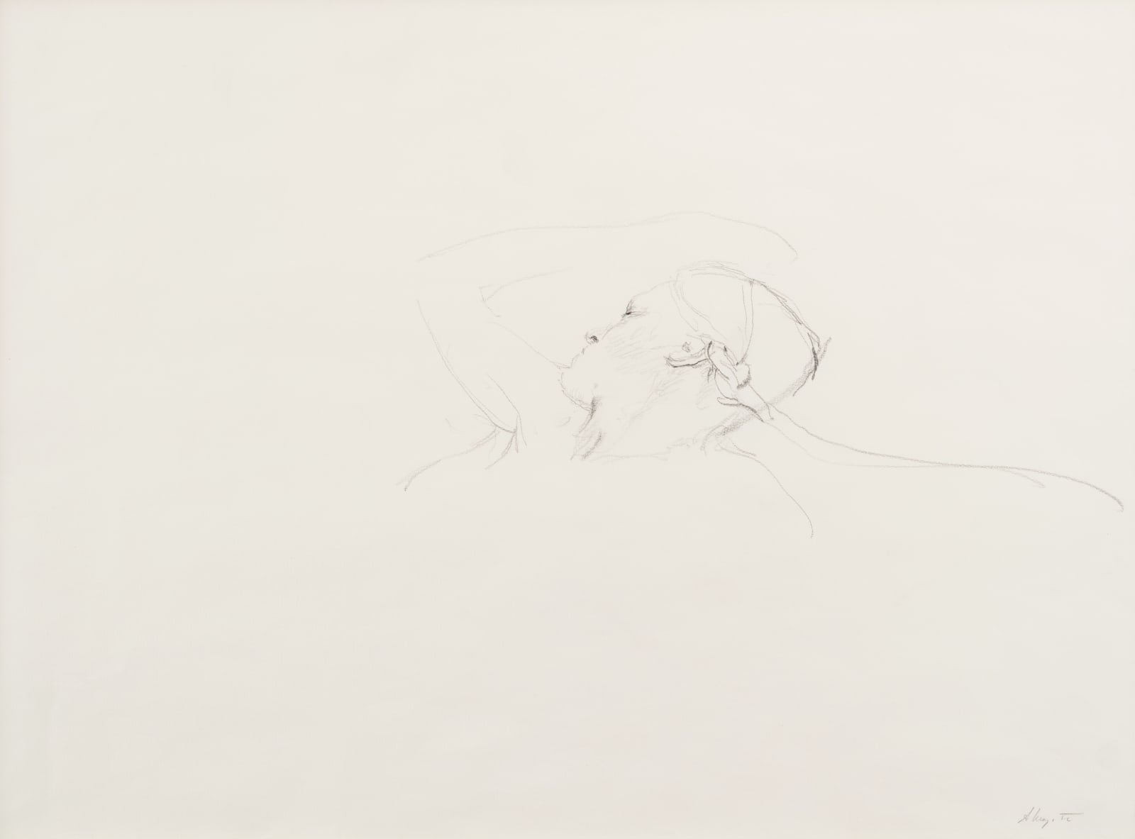 Andrew Wyeth, Asleep, 1976