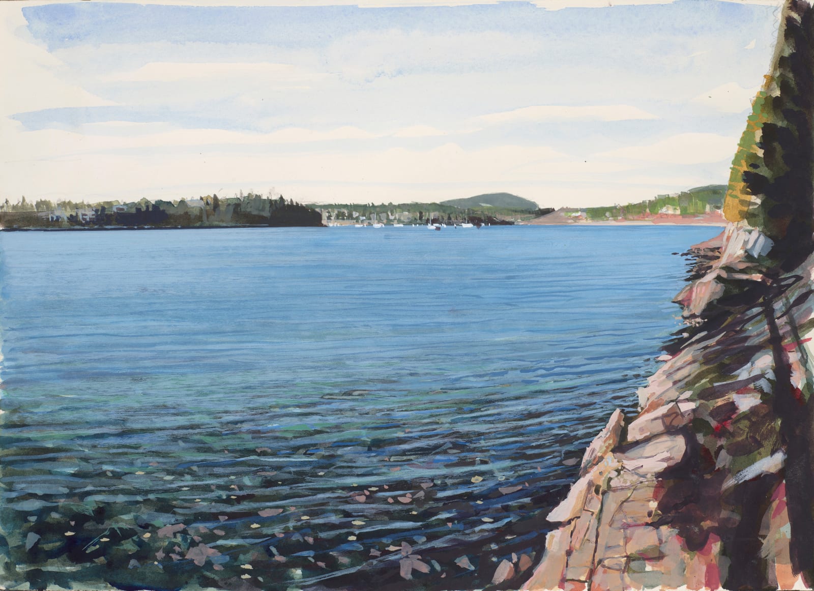 Richard Estes, Coast of Maine, c. 2020