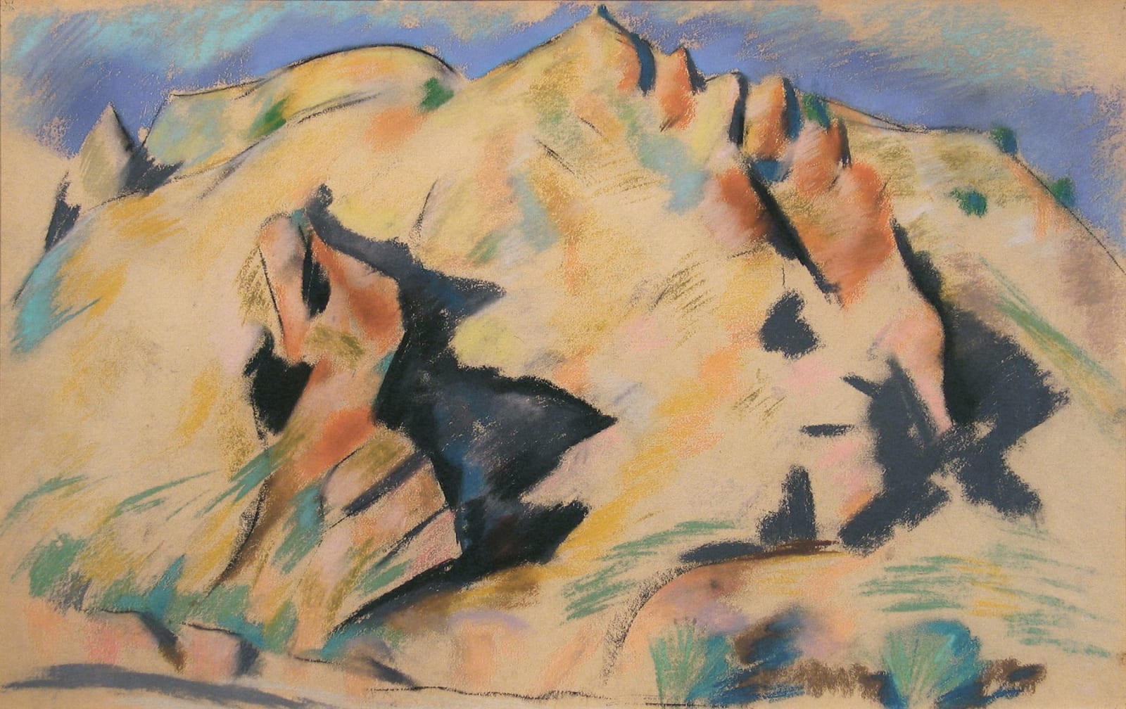Marsden Hartley, New Mexico Landscape, 1918-19
