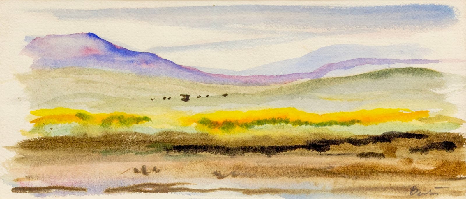 Thomas Hart Benton, Western Desert