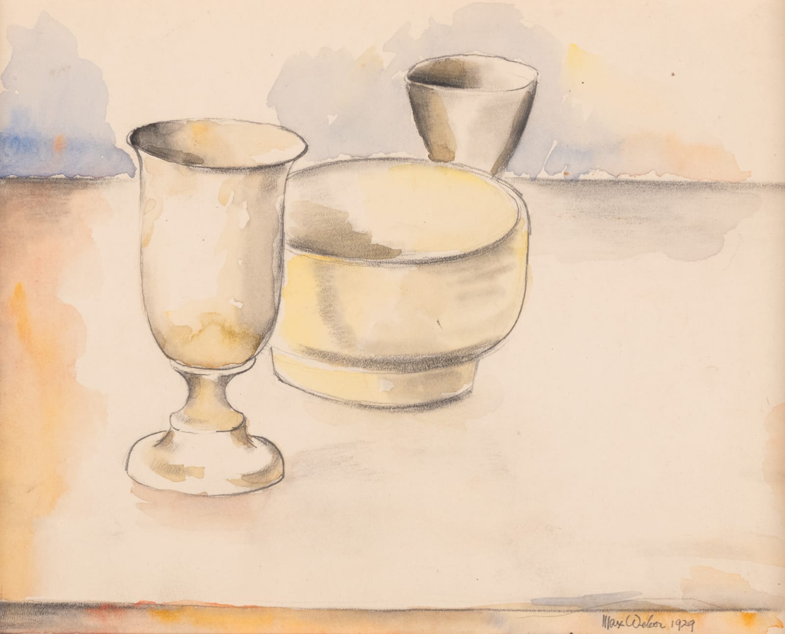 Max Weber, Pewter Cup, 1929