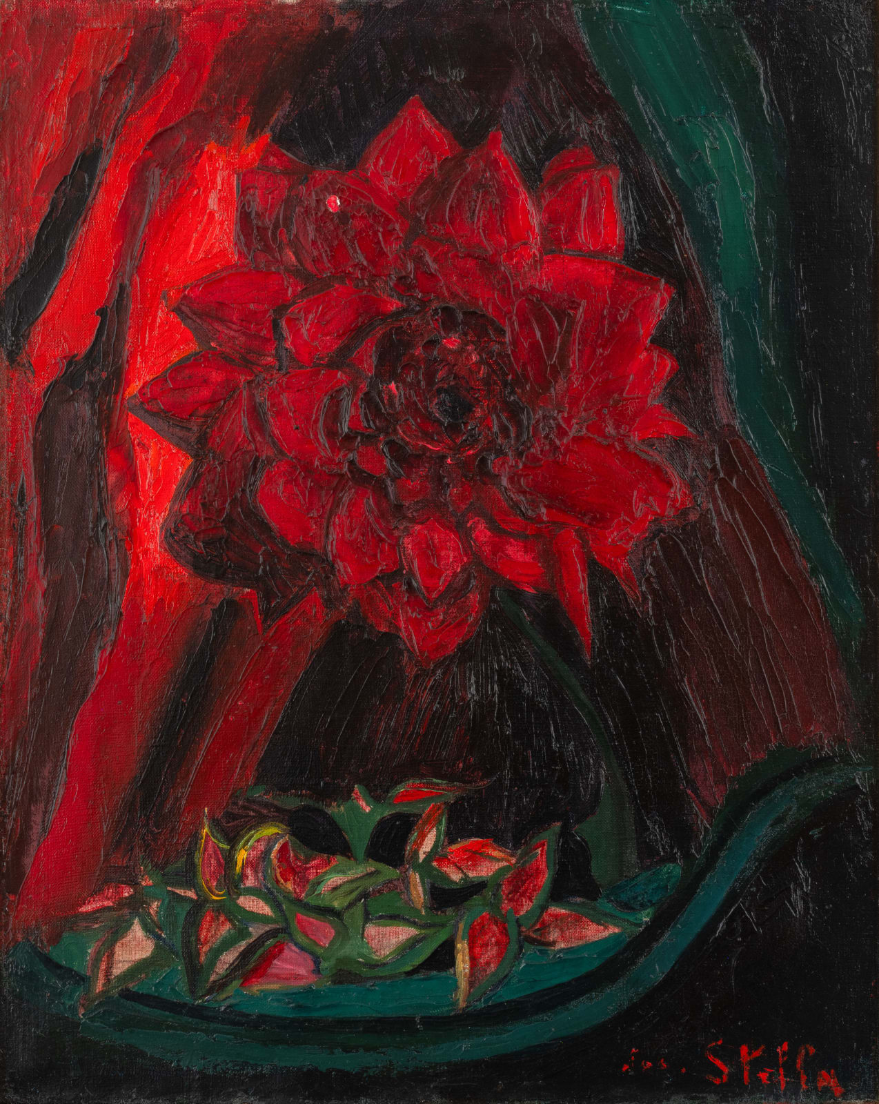 Joseph Stella, Red Flower, 1929