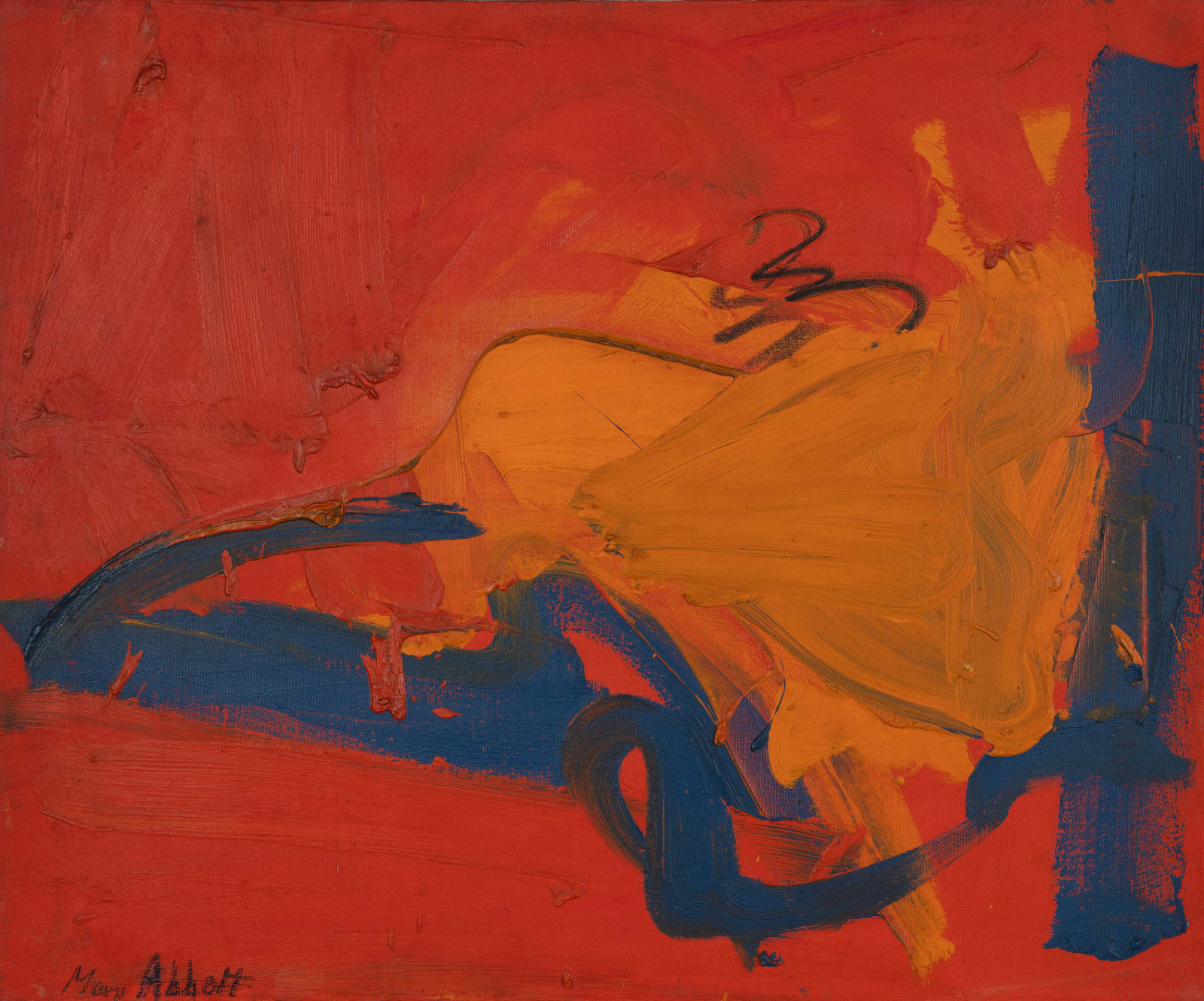 Mary Abbott, Wild Swan (Chant Rouge), c. 1956—59